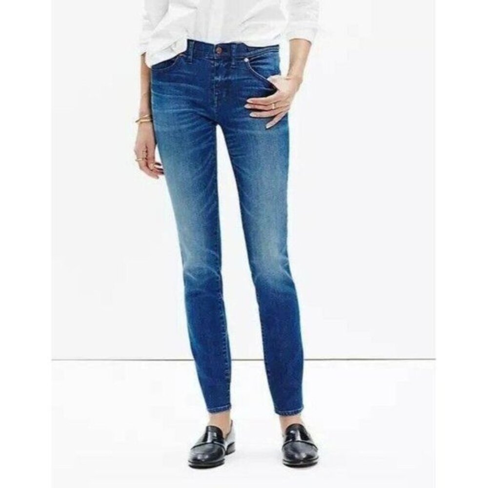 Madewell Womens Jeans Medium Sunnyside Wash 8” Inch Rise Skinny Denim Size 26